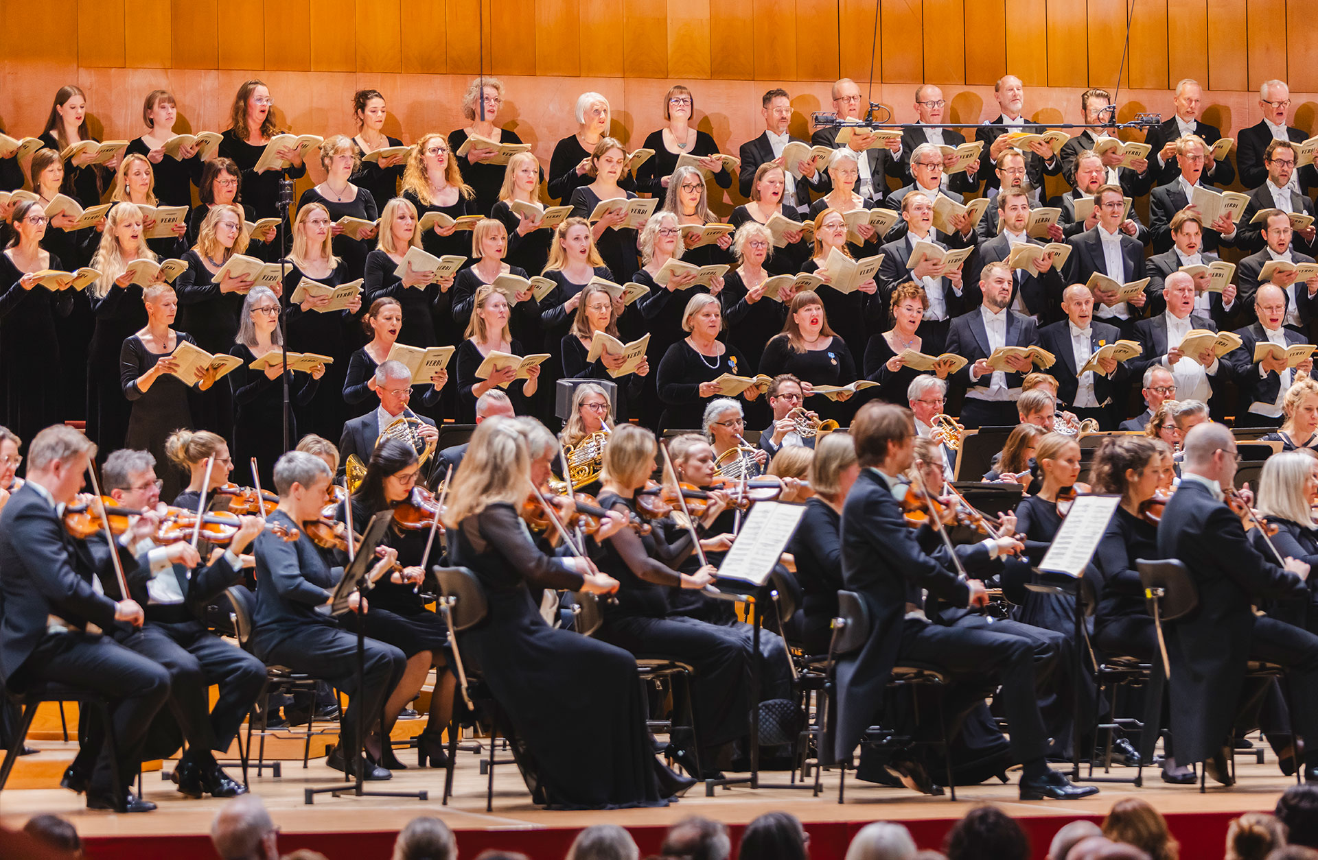 Göteborgs Symfoniska kör i Konserthuset.